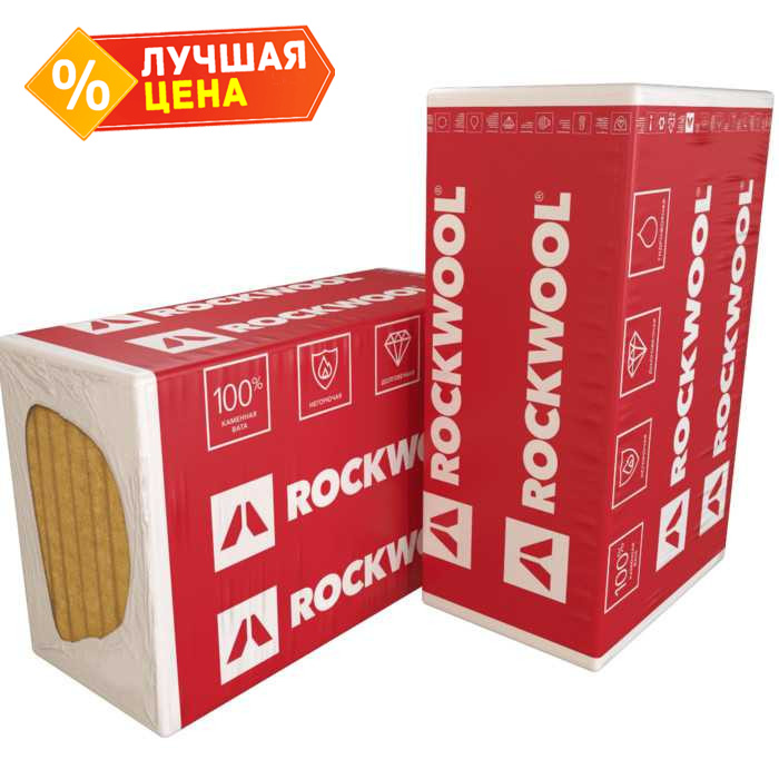 Утеплитель Роквул Венти Баттс Д 120х600х1000