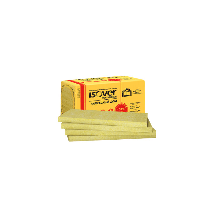 Утеплитель Isover Каркасный дом 50х600х1000